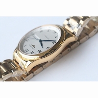 Longines Masters Collection DayDate YG White Dial Leather JF