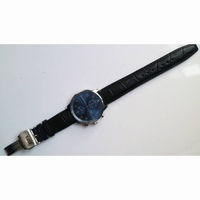 Portuguese IW371491 1:1 Best Edition SS Blue dial Black Leather Strap A79350 ZF V3 Slim Movement