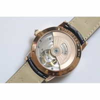 Master Tourbillon RG Diamonds Brown Leather Strap