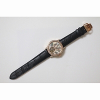 Master Tourbillon RG Diamonds Brown Leather Strap