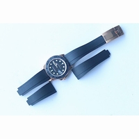 Rolex 2015 YachtMaster Ceramic Bezel RG Black Rubber JF A2836 Free XS Rubber Strap