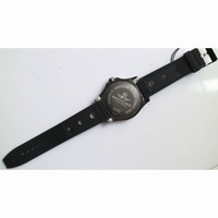 SuperOcean 44mm Special Ceramic 1:1 Real Helium valve Black Dial DLC Rubber Strap GF A2824