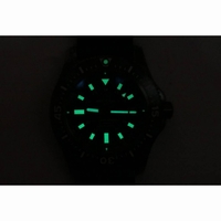 SuperOcean 44mm Special Ceramic 1:1 Real Helium valve Black Dial DLC Rubber Strap GF A2824