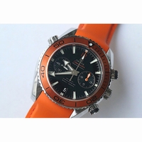 Omega Chronometer 45mm Black Dial Rubber "BP" 9300 Mov