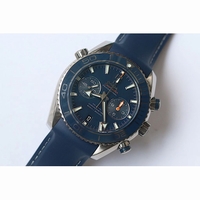 Omega Planet Ocean Chrono 45mm Titanium Blue Rubber BP A9300 V2