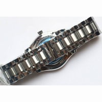Master Collection SS 1:1 Best Edition white dial on black leather strap A2836 KW