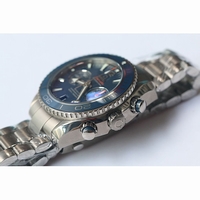 Omega Planet Ocean Chrono 45mm Titanium Blue Dial Bracelet BP A9300 V2