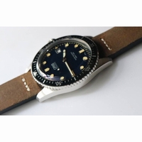 Divers 7720 SS 1:1 Best Edition Blue Dial Brown Leather Strap A2836 ZZF 