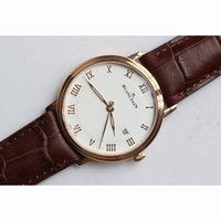 Villeret 6651 RG 1:1 Best Edition White Dial Brown Leather Strap A1151 ZF 