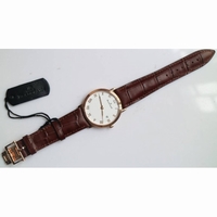 Villeret 6651 RG 1:1 Best Edition White Dial Brown Leather Strap A1151 ZF 