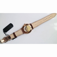 Villeret 6651 RG 1:1 Best Edition White Dial Brown Leather Strap A1151 ZF 