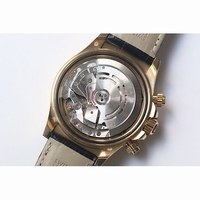 Rolex Daytona 116515LN 18K YG Wrapped Case Stick Makers Black & White Dial Leather BP A4130