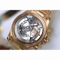 Daytona 116508 Full 18K Gold Wrapped Case Green & Black Dial Bracelet BP A4130