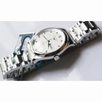 Master Collection SS 1:1 Best Edition white dial Diamond Markers Bracelet A2836 KW 