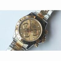 Rolex Daytona 116503 18K Gold Wrapped Two Tone Gold Dial Bracelet BP A4130