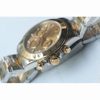 Rolex Daytona 116503 18K Gold Wrapped Two Tone Gold Dial Bracelet BP A4130