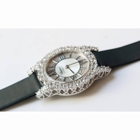 Chopard 139419 Diamonds Ladies SS White MOP Diamond Dial on Miyota 9015