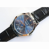 Complication GMT Moonphase 5396G SS Blue Dial Leather Strap MY9015