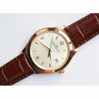 Master Control Date 1542520 RG 1:1 Best Edition Silver Dial Brown Leather Strap A899 ZF 