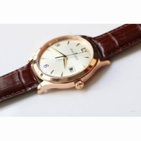 Master Control Date 1542520 RG 1:1 Best Edition Silver Dial Brown Leather Strap A899 ZF 
