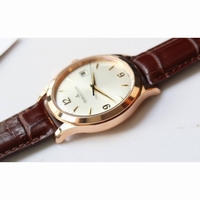 Master Control Date 1542520 RG 1:1 Best Edition Silver Dial Brown Leather Strap A899 ZF 