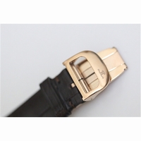 Master Tourbillon Ladies RG White MOP Dial Diamonds Bezel Leather