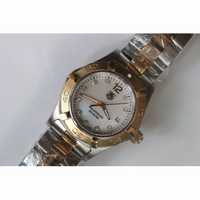 Tag Aquaracer Ladies TwoTone White Diam