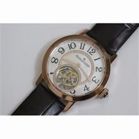 Master Tourbillon Ladies RG White MOP Dial Diamonds Bezel Leather