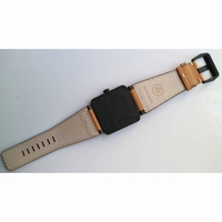 BR 03-92 42mm PVD Black Cream Hands Brown Leather MIYOTA 9015 