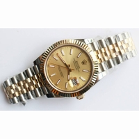 DateJust 31mm TT Best Edition Gold Dial SS/YG Bracelet A2824 BP 