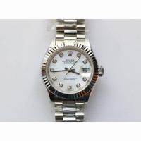 DateJust 28mm SS Best Edition White & Silver Dial Diamonds Marker SS Bracelet ETA2671 BP 