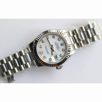 DateJust 28mm SS Best Edition White & Silver Dial Diamonds Marker SS Bracelet ETA2671 BP 