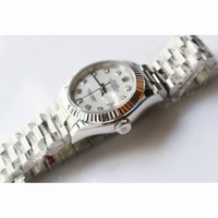 DateJust 28mm SS Best Edition White & Silver Dial Diamonds Marker SS Bracelet ETA2671 BP 