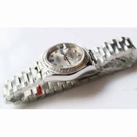 DateJust 28mm SS Best Edition White & Silver Dial Diamonds Bezel SS Bracelet ETA2671 BP 