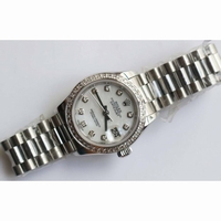 DateJust 28mm SS Best Edition White & Silver Dial Diamonds Bezel SS Bracelet ETA2671 BP 