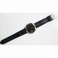 De Ville SS V2 1:1 Best Edition Black&Silver Dial Black Leather Miyota 9015 MKF
