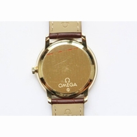 De Ville SS V2 1:1 Best Edition YG Silver Dial Brown Leather Miyota 9015 MKF 