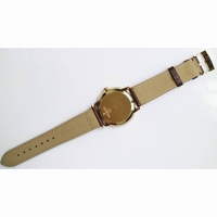 De Ville SS V2 1:1 Best Edition YG Silver Dial Brown Leather Miyota 9015 MKF 