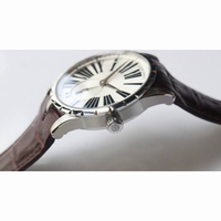 Excalibur Dbex0535 SS 1:1 Best Edition White&Blue Dial Leather Strap Asian RD830 RDF