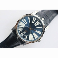 Excalibur Dbex0535 SS 1:1 Best Edition White&Blue Dial Leather Strap Asian RD830 RDF