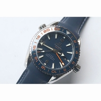Omega Seamaster Planet Ocean GMT 600M Blue Dial Rubber BP A8605