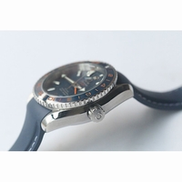 Omega Seamaster Planet Ocean GMT 600M Blue Dial Rubber BP A8605