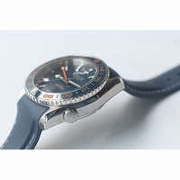 Omega Seamaster Planet Ocean GMT 600M Blue Dial Rubber BP A8605