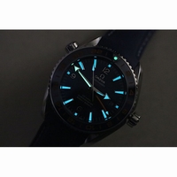 Omega Seamaster Planet Ocean GMT 600M Blue Dial Rubber BP A8605