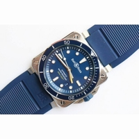 BR 03-92 Diver SS 1:1 Best Edition Blue Dial  Rubber Strap MIYOTA 9015Free tool and Nylon Strap