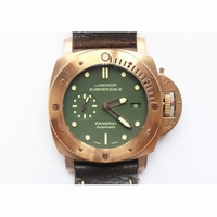PAM 382 N Bronzo 1:1 Best Edition Distressed Calfskin Strap VSP9000 VSF V2