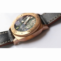 PAM 382 N Bronzo 1:1 Best Edition Distressed Calfskin Strap VSP9000 VSF V2