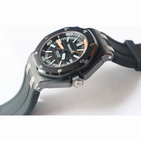 Royal Oak Offshore Diver Real Ceramic 15707 1:1 Best Edition on Rubber Strap A3120 XF V3
