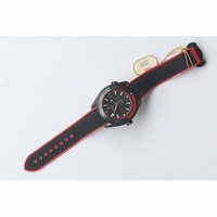 Planet Ocean Seamaster 45mm GMT DLC Black Dial Rubber JHF A8906