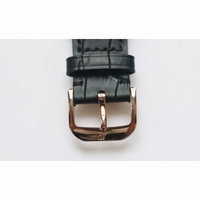 Jules Audemars Extra-Thin RG Leather Strap Black&Silver Dial Miyota 9015 